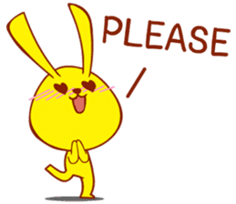 Hunny Bunny (English) sticker #5545518
