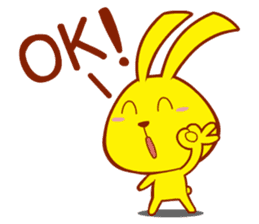 Hunny Bunny (English) sticker #5545522