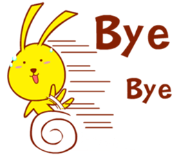 Hunny Bunny (English) sticker #5545539