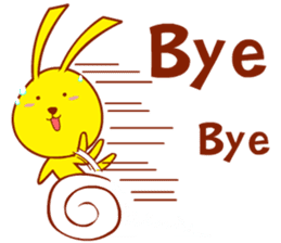 Hunny Bunny (English) sticker #5545539