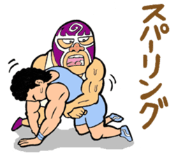 professional wrestler kurukuruman3 sticker #5545575