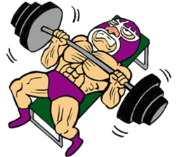 professional wrestler kurukuruman3 sticker #5545576