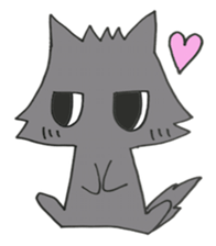 Mr. wolf& Ms.cat sticker #5545620