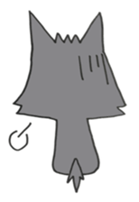 Mr. wolf& Ms.cat sticker #5545622