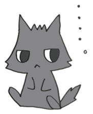 Mr. wolf& Ms.cat sticker #5545624