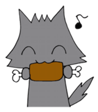 Mr. wolf& Ms.cat sticker #5545628