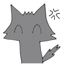 Mr. wolf& Ms.cat sticker #5545636