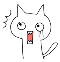 Mr. wolf& Ms.cat sticker #5545650