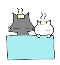 Mr. wolf& Ms.cat sticker #5545655