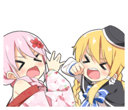 Air and her best friends sticker #5546044