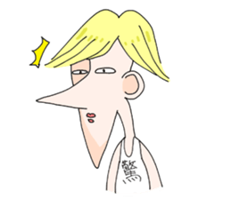 Melancholy johnny sticker #5546227