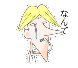 Melancholy johnny sticker #5546240