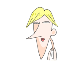 Melancholy johnny sticker #5546247