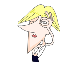 Melancholy johnny sticker #5546259