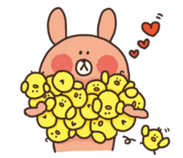 usako and piyoko 2 (English) sticker #5546461