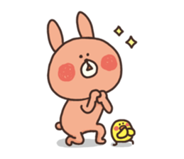 usako and piyoko 2 (English) sticker #5546478