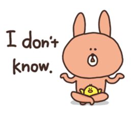 usako and piyoko 2 (English) sticker #5546498