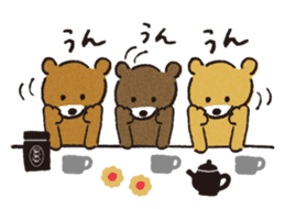 3 little bears sticker #5546707
