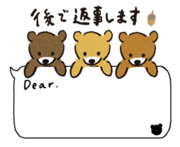 3 little bears sticker #5546721