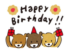 3 little bears sticker #5546728