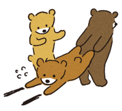 3 little bears sticker #5546729