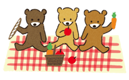 3 little bears sticker #5546734
