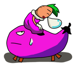 Carrot's Adventure in Vegetable Land 4 sticker #5546838