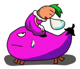 Carrot's Adventure in Vegetable Land 4 sticker #5546838