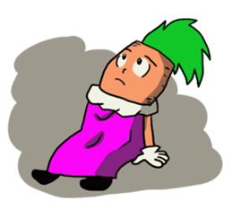 Carrot's Adventure in Vegetable Land 4 sticker #5546845