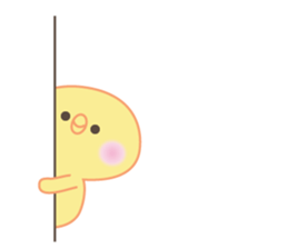BONBON's cute & funny chick sticker #5547112