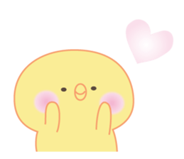 BONBON's cute & funny chick sticker #5547115