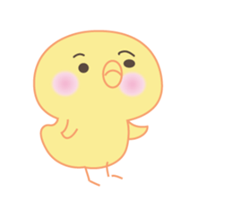 BONBON's cute & funny chick sticker #5547119