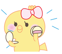 BONBON's cute & funny chick sticker #5547121