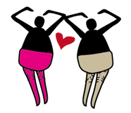 Kids running sticker #5547261