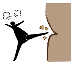 Kids running sticker #5547263