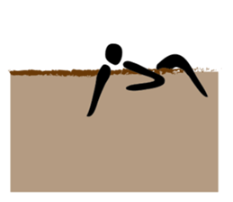 Kids running sticker #5547265