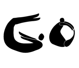 Kids running sticker #5547268