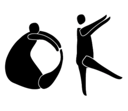 Kids running sticker #5547269