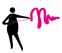 Kids running sticker #5547273