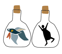 Kids running sticker #5547280