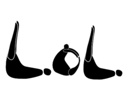 Kids running sticker #5547281