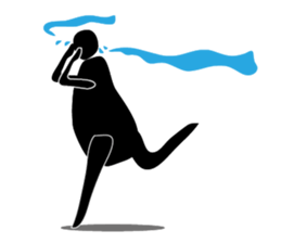 Kids running sticker #5547282