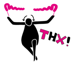 Kids running sticker #5547283