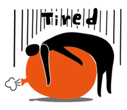 Kids running sticker #5547284