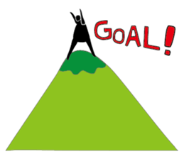 Kids running sticker #5547286