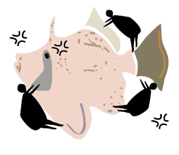 Kids running sticker #5547287