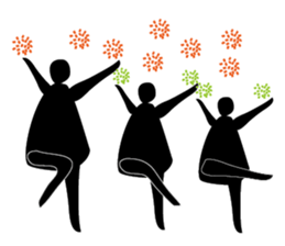 Kids running sticker #5547296