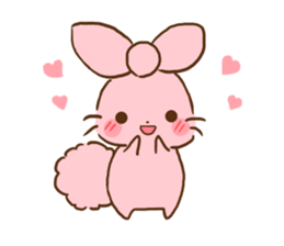 Riboncyan and Makaronchan sticker #5547343