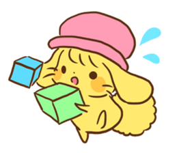 Riboncyan and Makaronchan sticker #5547361