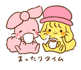 Riboncyan and Makaronchan sticker #5547373